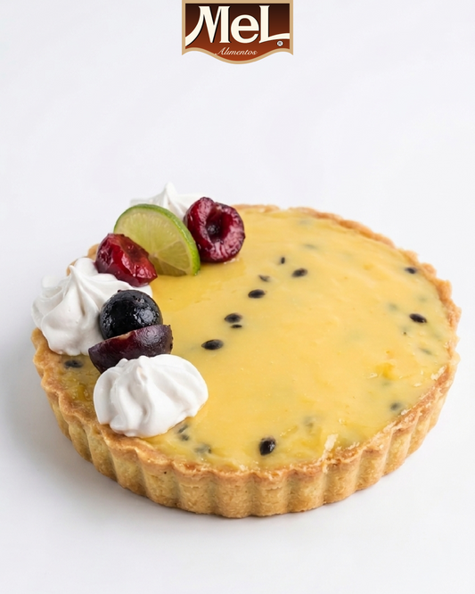 Tarta de Relleno Cremoso Maracuyá y Mermelada de Frambuesa Mel