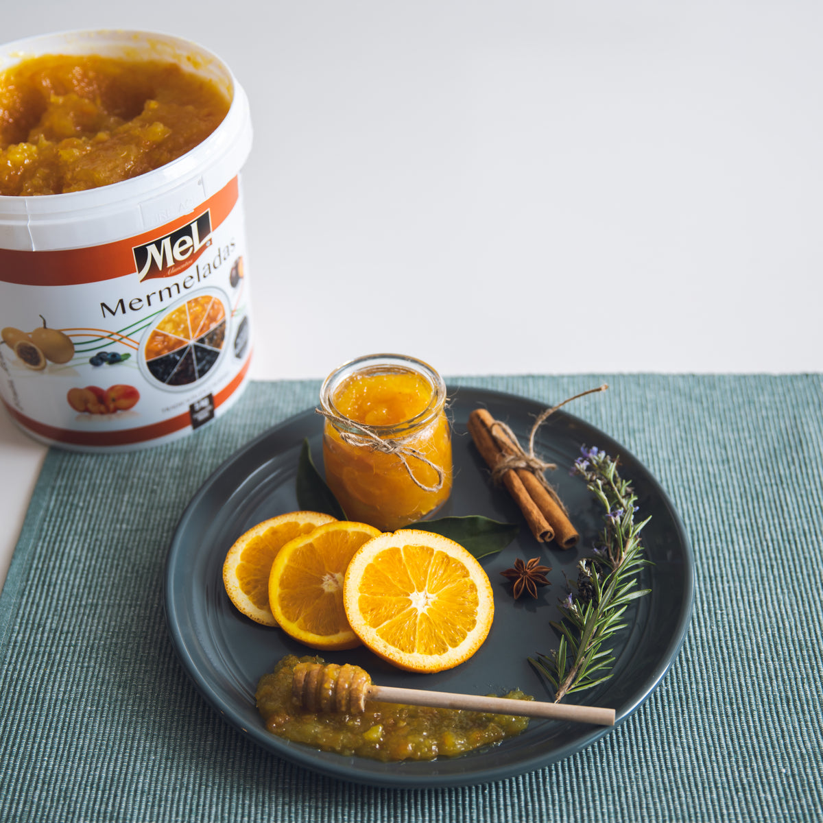 Mermelada Naranja con Trozos Mel Alimentos 5kg