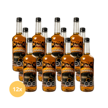12 botellas 1.000cc Coffee Syrup Cinnamon Mel Alimentos 