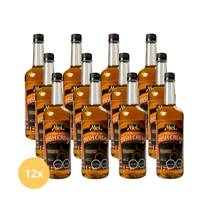 12 botellas 1.000cc Syrup Irish Cream Mel Alimentos