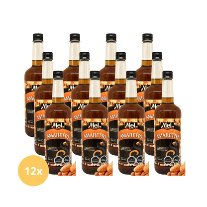 Caja 12 unidades Syrup Amaretto Mel Alimentos 