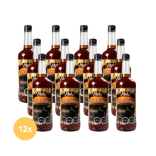 12 botellas 1lt de coffee syrup sabor buttersctoch