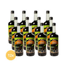 Caja Syrups Mel Alimentos Menta para uso en cafeterías, saborizante y endulzante