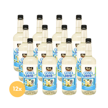 12 botellas de 1lt de Goma Zero Mel Alimentos