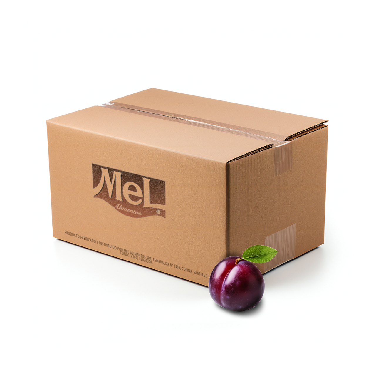 Caja 10 unidades mermelada ciruela molida para pastelería Mel Alimentos