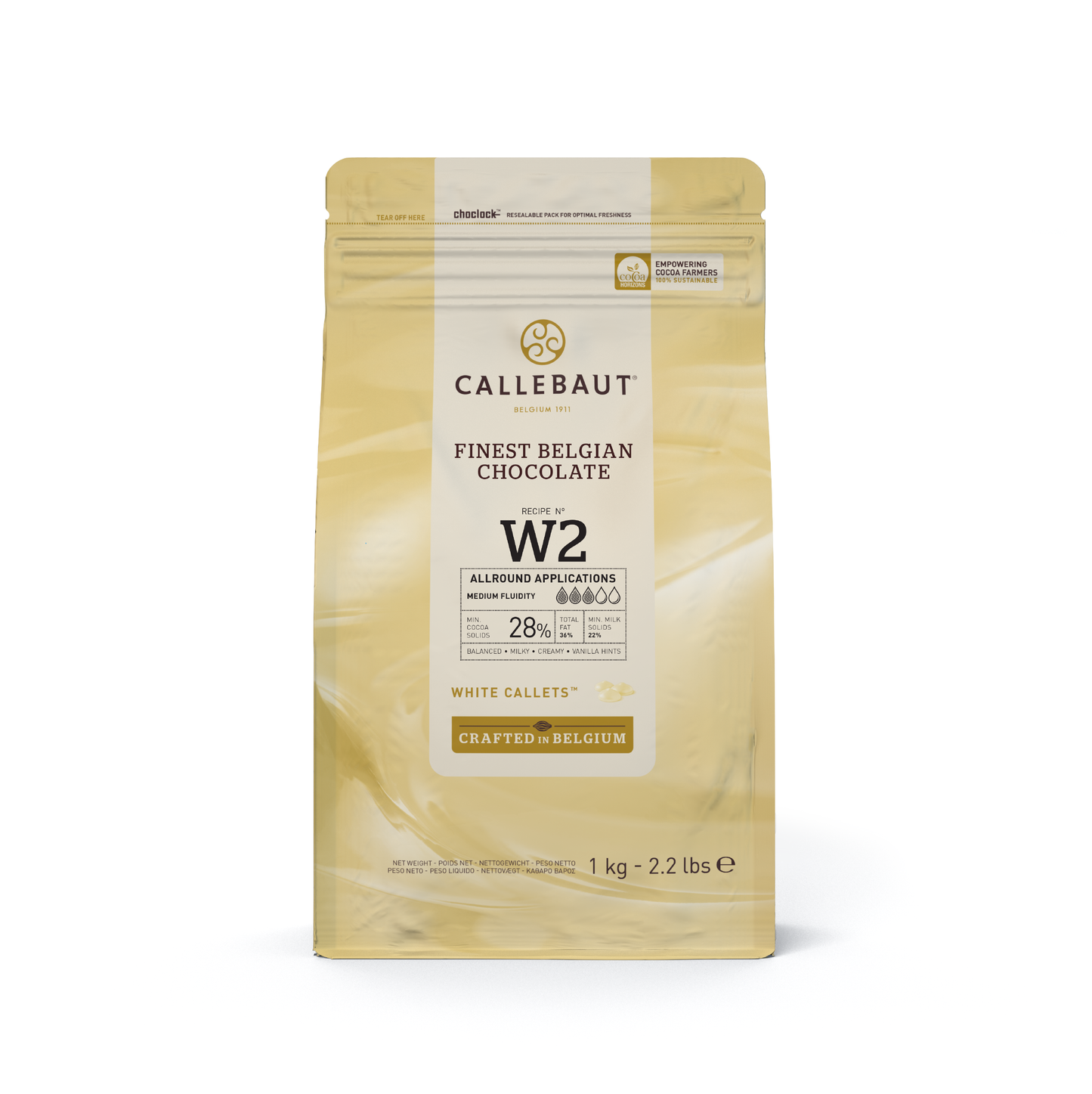 Bolsa 1kg Chocolate Blanco W2 Callebaut