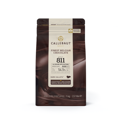 Bolsa 1kg Chocolate Callebaut Semi Amargo 811