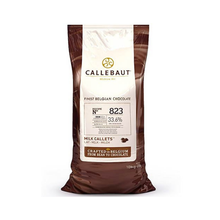 Saco 10kg chocolate Callebaut 823 leche, 33.6% cacao