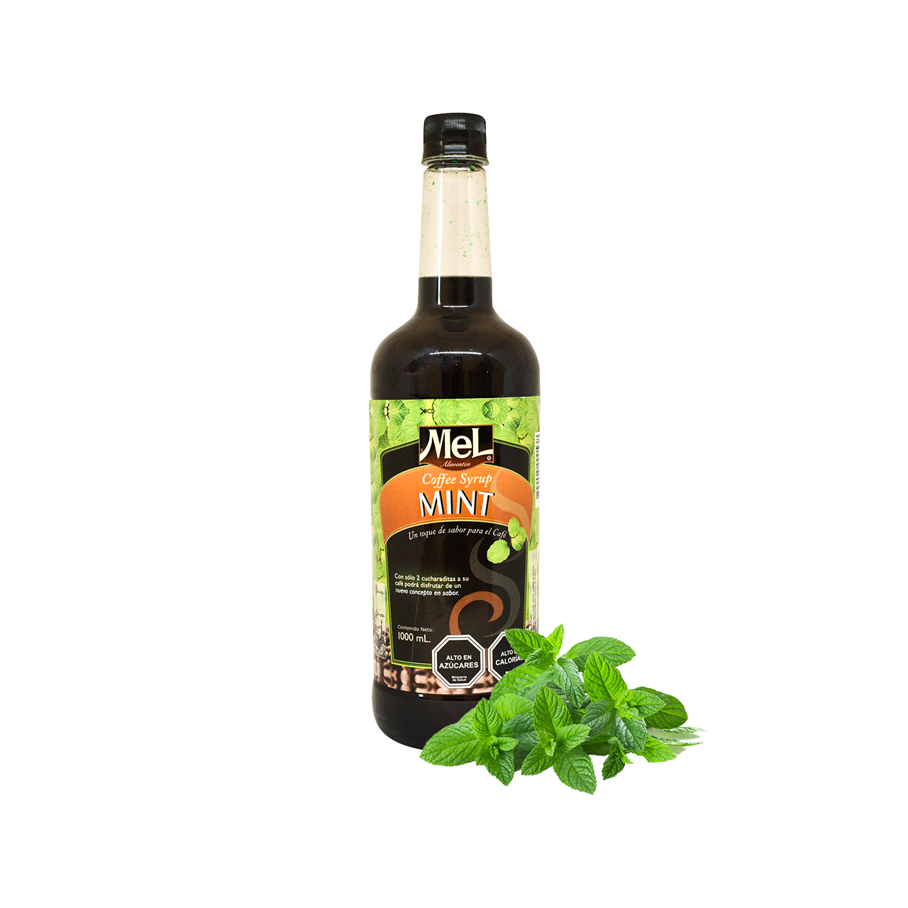 Botella Syrup para Café Menta Mel Alimentos endulzante 