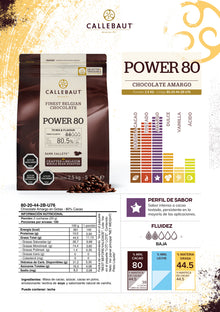 Chocolate Amargo (80%) 2,5kg - Callebaut