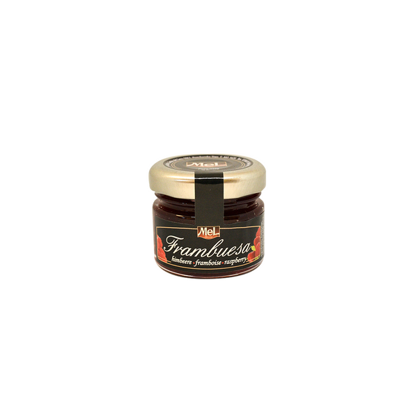 Frasco vidrio 25gr mermelada catering Mel Alimentos