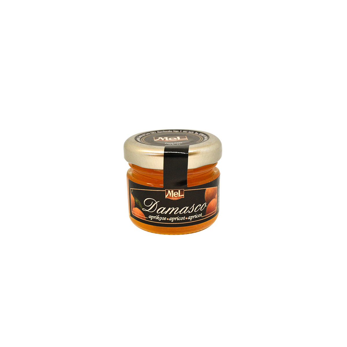 Frasco 25g Mermelada Damasco Mel Alimentos Catering